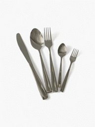 Afișați detaliile pentru Set de tacâmuri argintiu din inox , 30 de piese, Malooki - Luxury Collection Imagine de Set de tacâmuri argintiu din inox , 30 de piese, Malooki - Luxury Collection