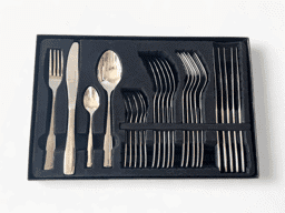 Show details for Stainless Steel Cutlery Set for 6 People, 24 Pieces, Malooki - Luxury Collection Picture of Stainless Steel Cutlery Set for 6 People, 24 Pieces, Malooki - Luxury Collection
