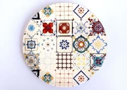 Show details for Ceramic platter 32.5 cm – Lore Monaco model, ideal for salads or pizza Picture of Ceramic platter 32.5 cm – Lore Monaco model, ideal for salads or pizza