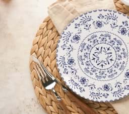 Afișați detaliile pentru Farfurie întinsă din ceramică, model Blur, 20 cm - La mediterranea Imagine de Farfurie întinsă din ceramică, model Blur, 20 cm - La mediterranea