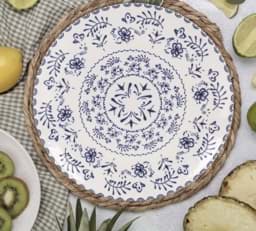Afișați detaliile pentru Farfurie întinsă din ceramică, model Blur, 26 cm - La mediterranea Imagine de Farfurie întinsă din ceramică, model Blur, 26 cm - La mediterranea