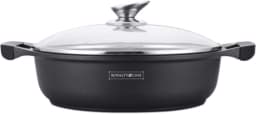 Show details for Non-stick low casserole with marble coating, BR-ML model, Royalty Line Picture of Non-stick low casserole with marble coating, BR-ML model, Royalty Line