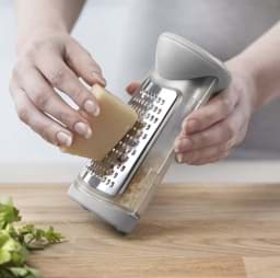 Show details for Hard Cheese Grater with Container, Quttin Picture of Hard Cheese Grater with Container, Quttin