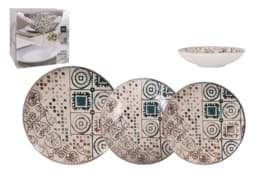 Afișați detaliile pentru Set veselă 12 piese Grecia Monaco Ivory Glossy – pentru 4 persoane, farfurii mari, adânci și mici Imagine de Set veselă 12 piese Grecia Monaco Ivory Glossy – pentru 4 persoane, farfurii mari, adânci și mici