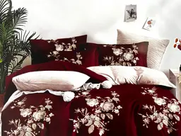 Afișați detaliile pentru Lenjerie de pat vișinie cu 4 fețe de pernă, Casa New Fashion Imagine de Lenjerie de pat vișinie cu 4 fețe de pernă, Casa New Fashion