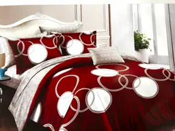 Afișați detaliile pentru Lenjerie de pat roșie cu 4 fețe de pernă, Casa New Fashion Imagine de Lenjerie de pat roșie cu 4 fețe de pernă, Casa New Fashion