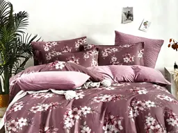 Afișați detaliile pentru Lenjerie de pat roz plămâniu cu 4 fețe de pernă, Casa New Fashion Imagine de Lenjerie de pat roz plămâniu cu 4 fețe de pernă, Casa New Fashion