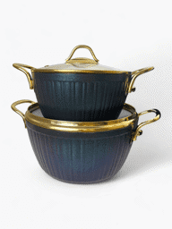 Afișați detaliile pentru Oală Elegantă Kismet Elite din Aluminiu, combinație de verde și violet Imagine de Oală Elegantă Kismet Elite din Aluminiu, combinație de verde și violet