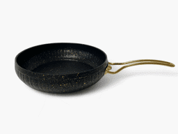 Afișați detaliile pentru Tigaie Kismet Ultra din aluminiu antiaderentă combinație de negru cu auriu Imagine de Tigaie Kismet Ultra din aluminiu antiaderentă combinație de negru cu auriu