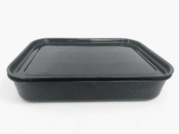 Afișați detaliile pentru Tavă pentru cuptor cu capac antiaderentă, model negru cu stropi Imagine de Tavă pentru cuptor cu capac antiaderentă, model negru cu stropi