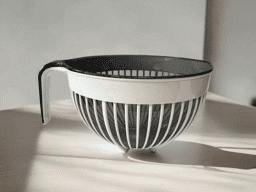 Afișați detaliile pentru Bol de plastic gradat cu mâner pentru mixer Imagine de Bol de plastic gradat cu mâner pentru mixer