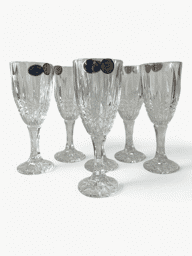 Afișați detaliile pentru Set de 6 pahare cu picior din cristal Bohemia pentru lichior Imagine de Set de 6 pahare cu picior din cristal Bohemia pentru lichior