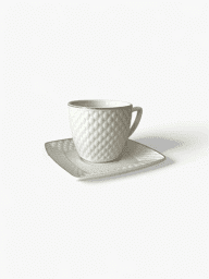 Afișați detaliile pentru Set de cești pentru cafea sau cappuccino, model 3D - Malooki Luxury Collection Imagine de Set de cești pentru cafea sau cappuccino, model 3D - Malooki Luxury Collection