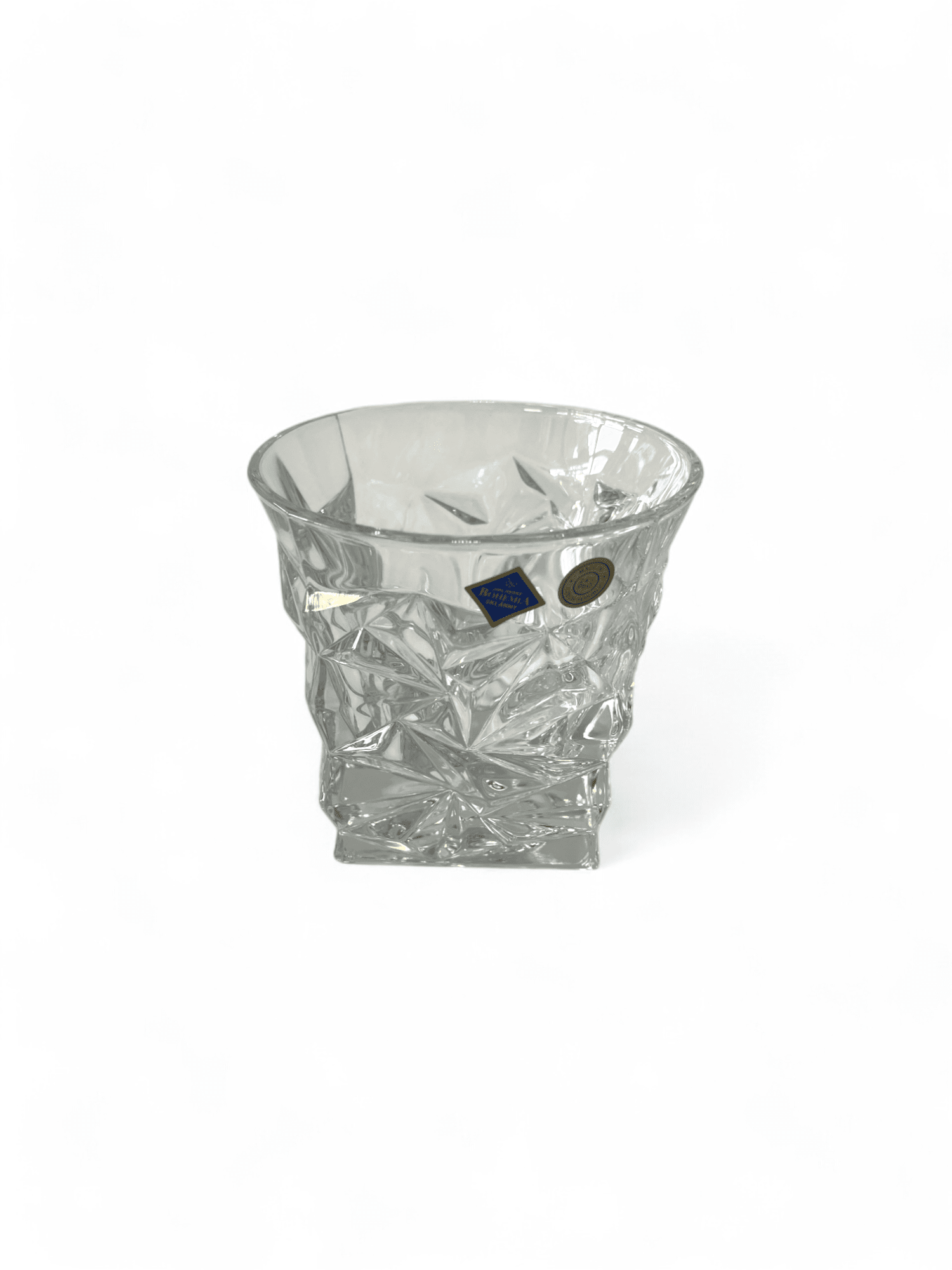 Picture of Set of 6 Bohemia Crystal whisky glasses, Glacier model, 350 ml