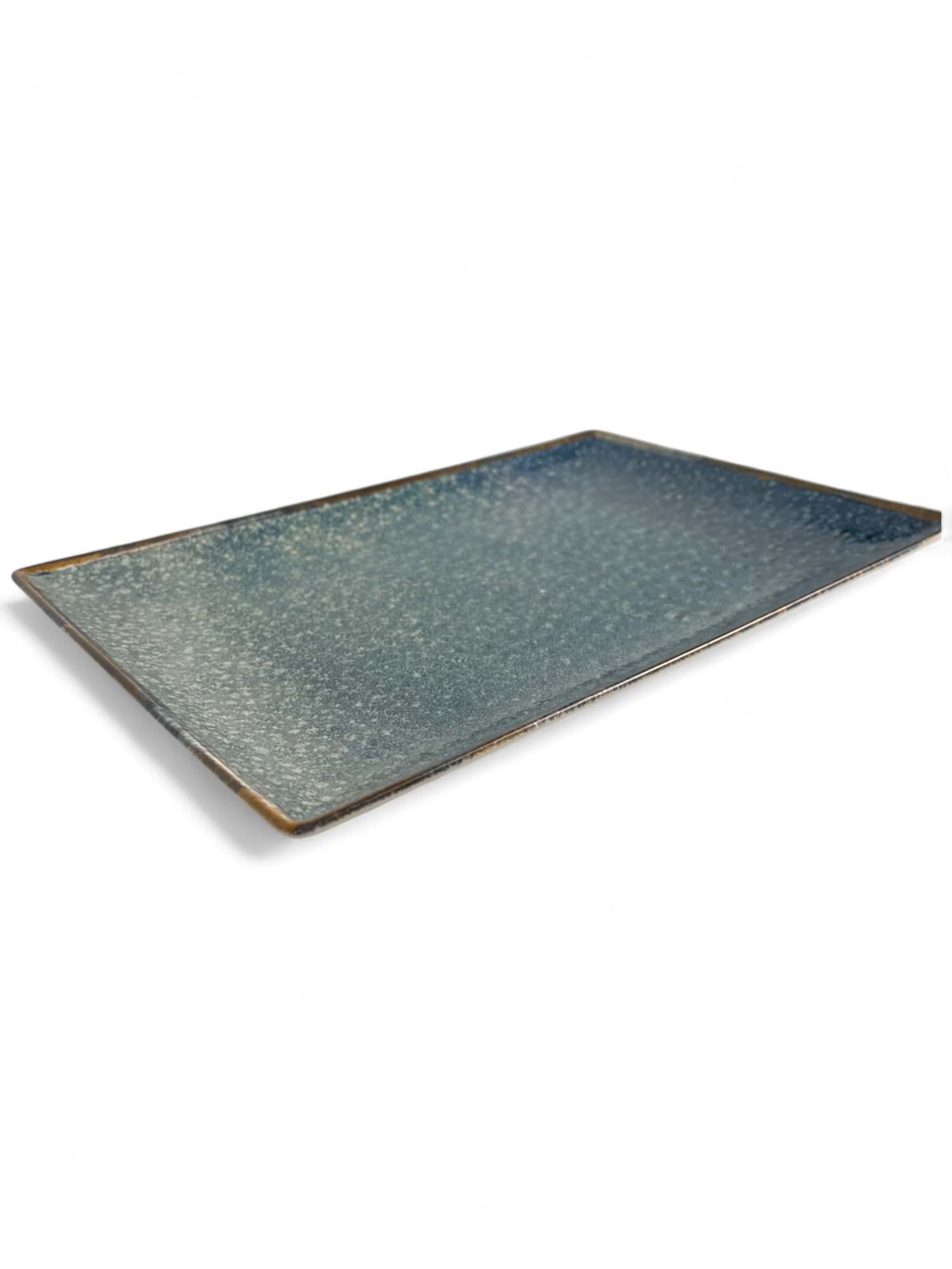 Picture of Rectangular Ceramic Platter 30x20 cm – Blue Marine Design