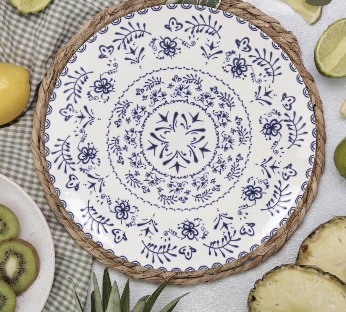 Imagine de Farfurie întinsă din ceramică, model Blur, 26 cm - La mediterranea