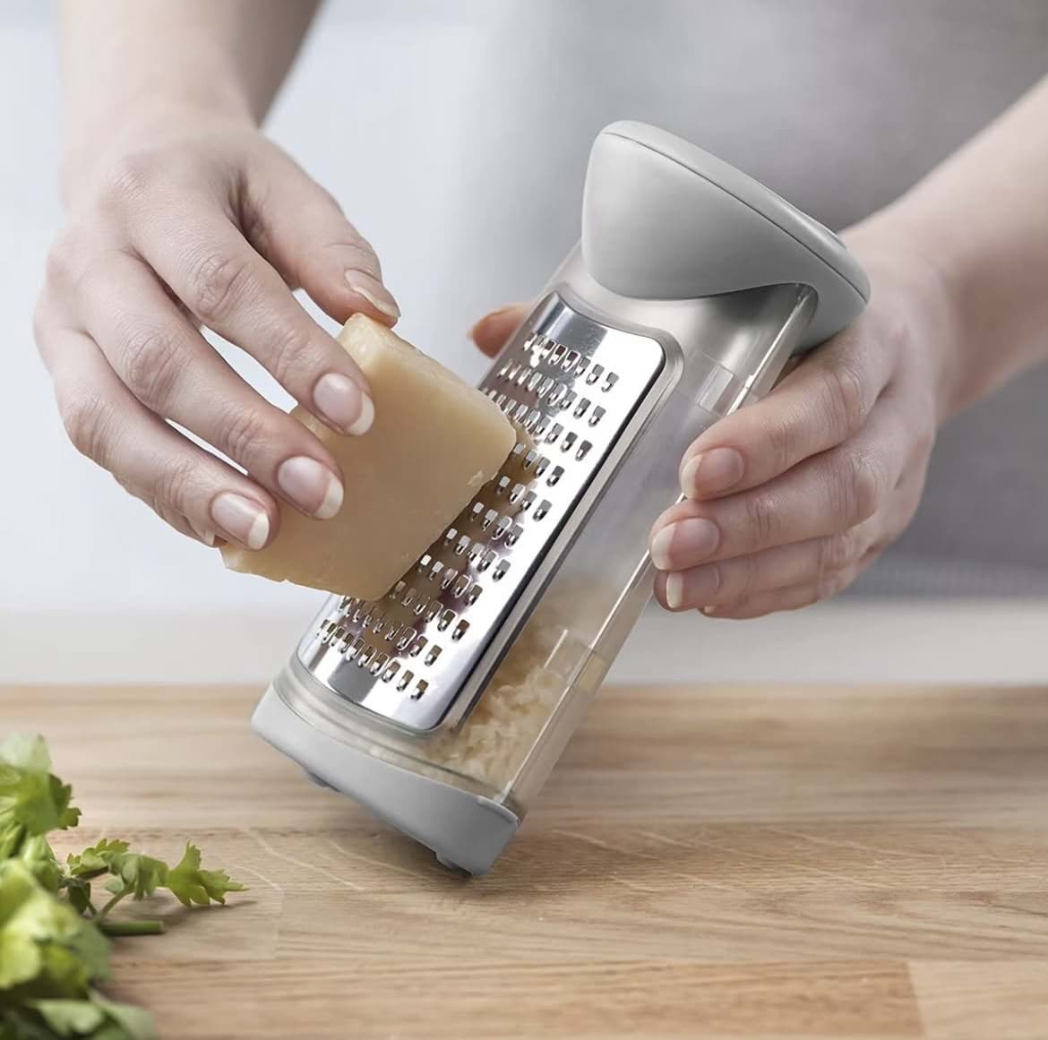 Picture of Hard Cheese Grater with Container, Quttin 