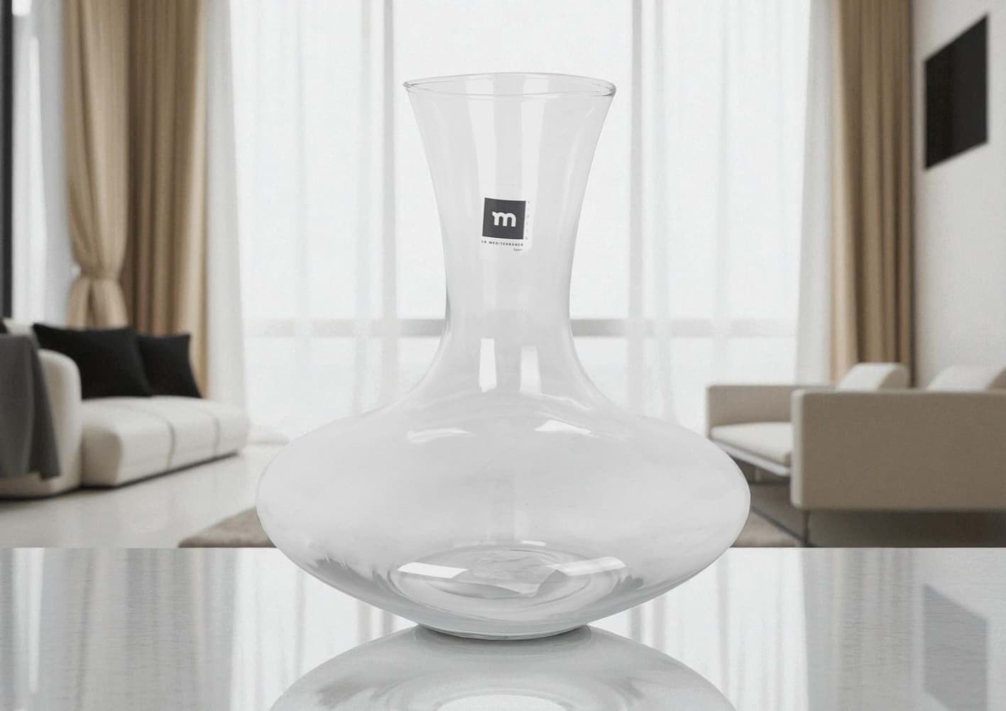 Imagine de Decantor vin La Mediterranea 1500 ml – design elegant