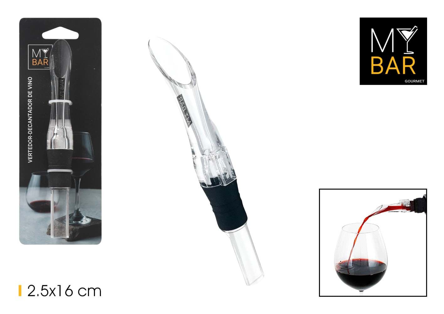 Imagine de Dop aerator și turnător de vin My Bar – accesorii vin premium