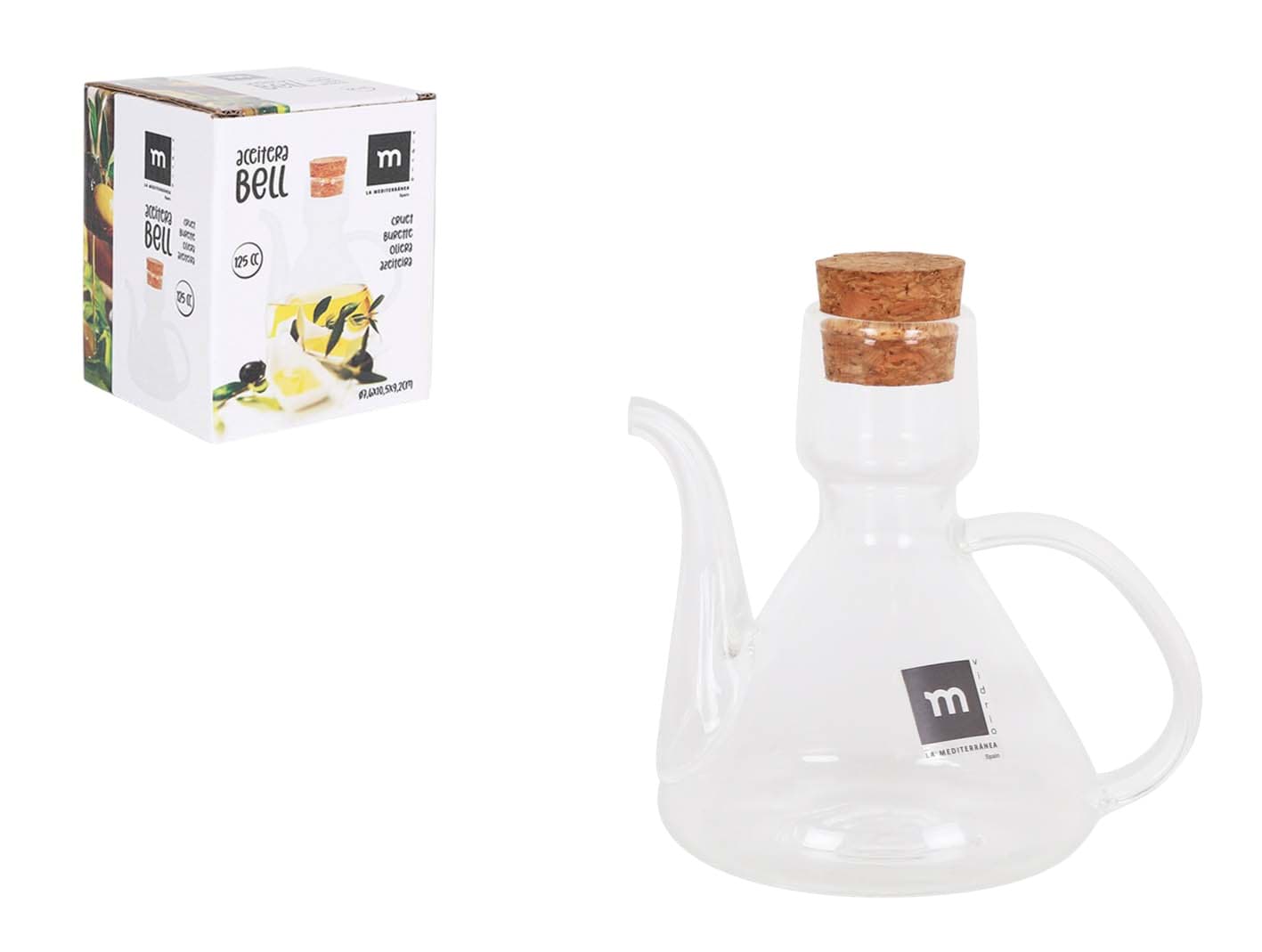 Imagine de Recipient pentru ulei din sticlă borosilicată 125 ml Bell – elegant și practic pentru servire