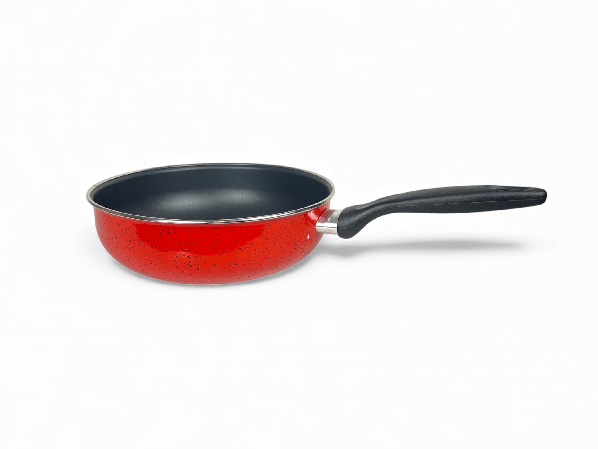 Picture of Enameled Non-Stick Wok Pan, 24 cm – Enameled Pan for Healthy Cooking 