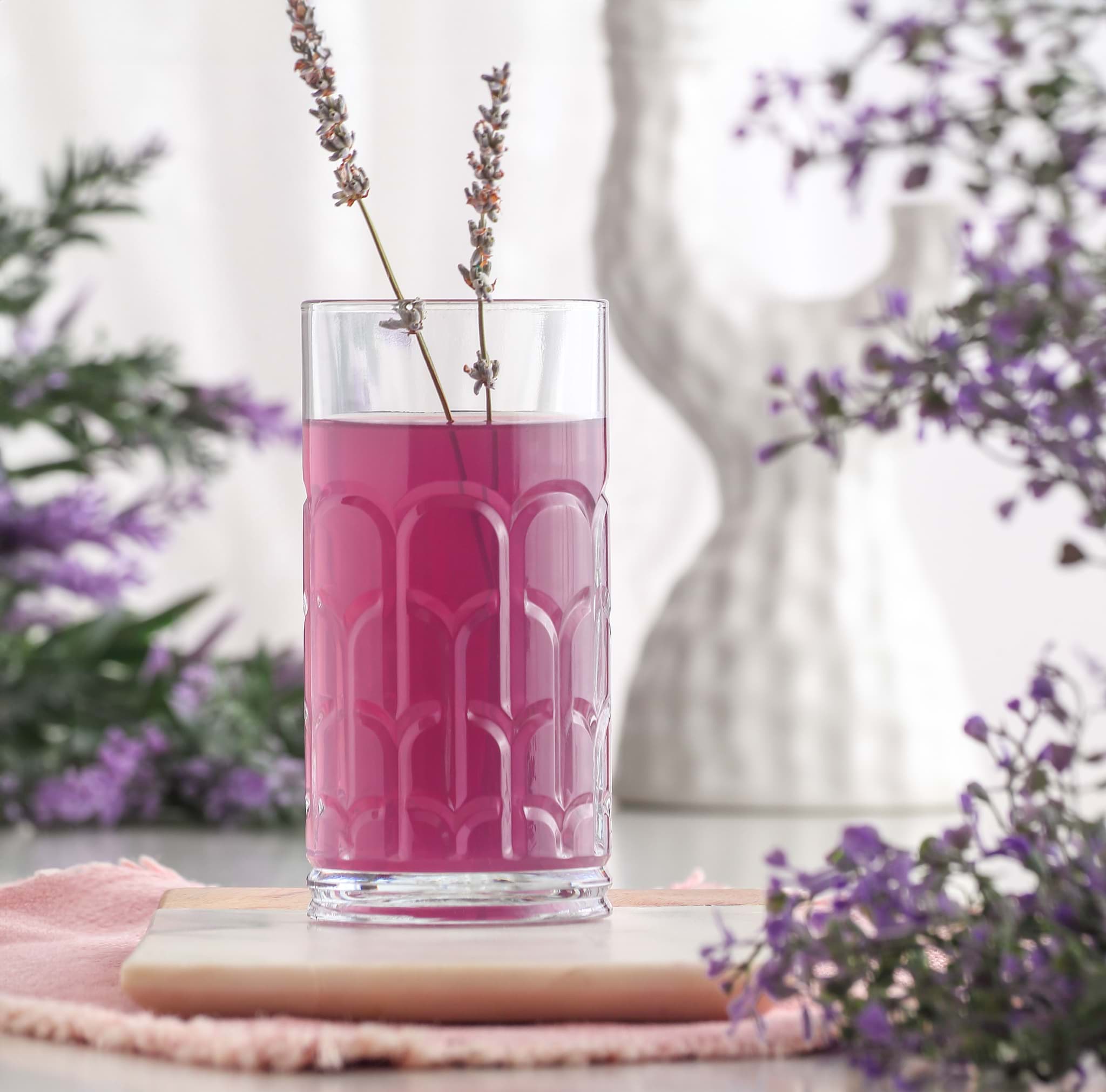 Imagine de Set 6 pahare din sticlă LAV ARCHIE 390 ml – model înalt