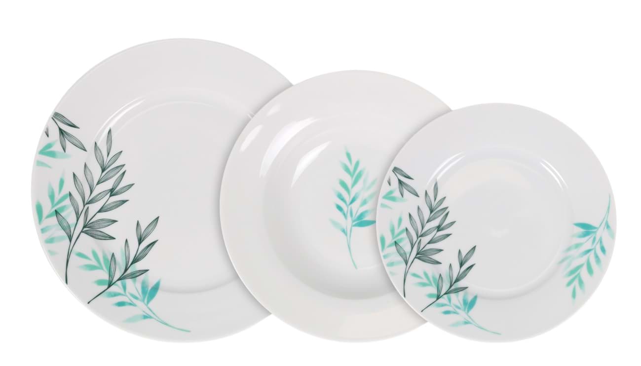 Picture of Set de veselă rotundă 18 piese LORA - 6 persoane 