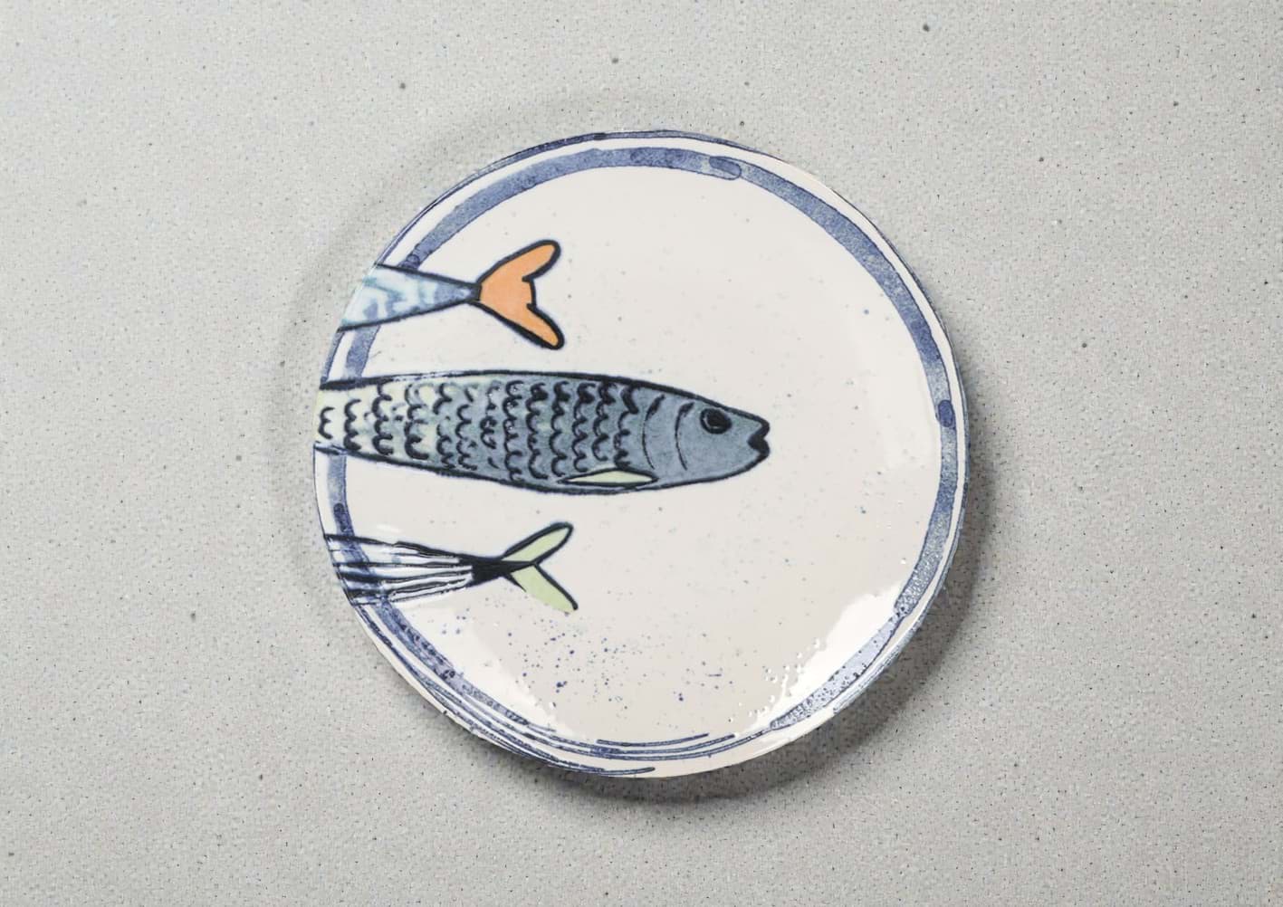 Imagine de Farfurie desert 20 cm, model PEIXE 2.0 – La Mediterranea