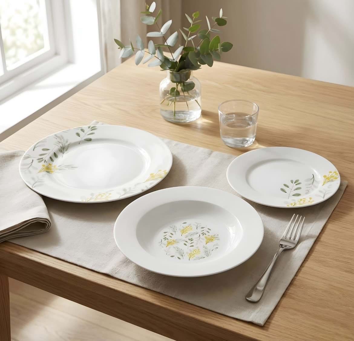 Imagine de Set veselă rotundă 18 piese La Mediterranea Reims – design elegant pentru masă modernă