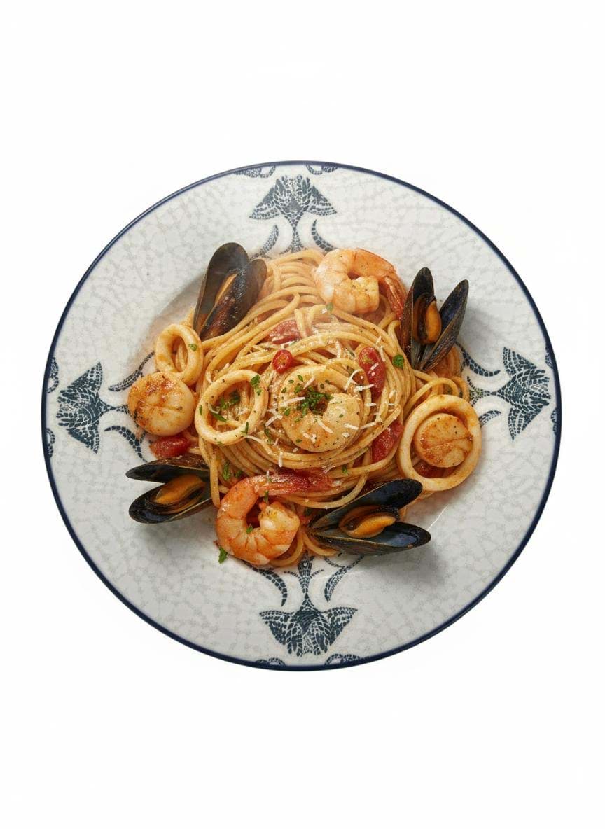 Imagine de Farfurie paste / risotto, 28 cm model Rosetta - La mediterranea