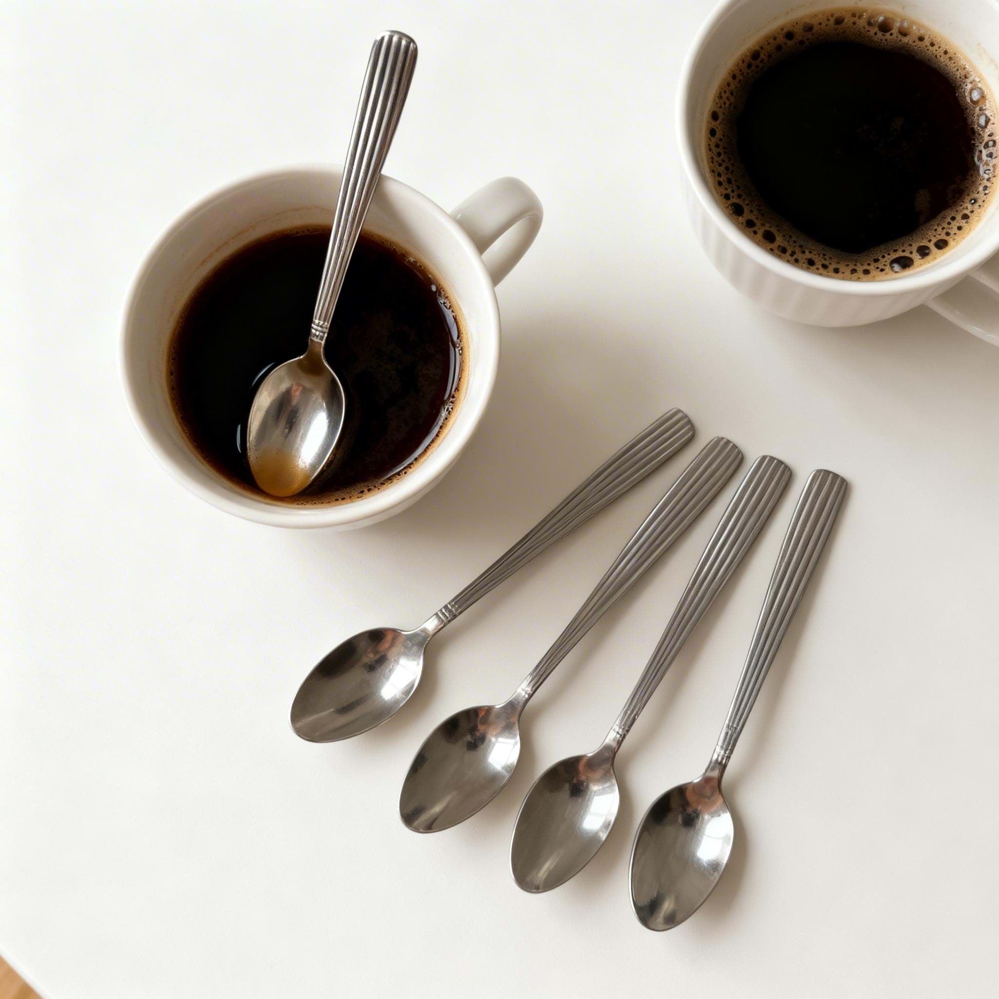 Imagine de Set 6 Lingurițe pentru Cafea din Inox Model LOUVRE – QUTTIN