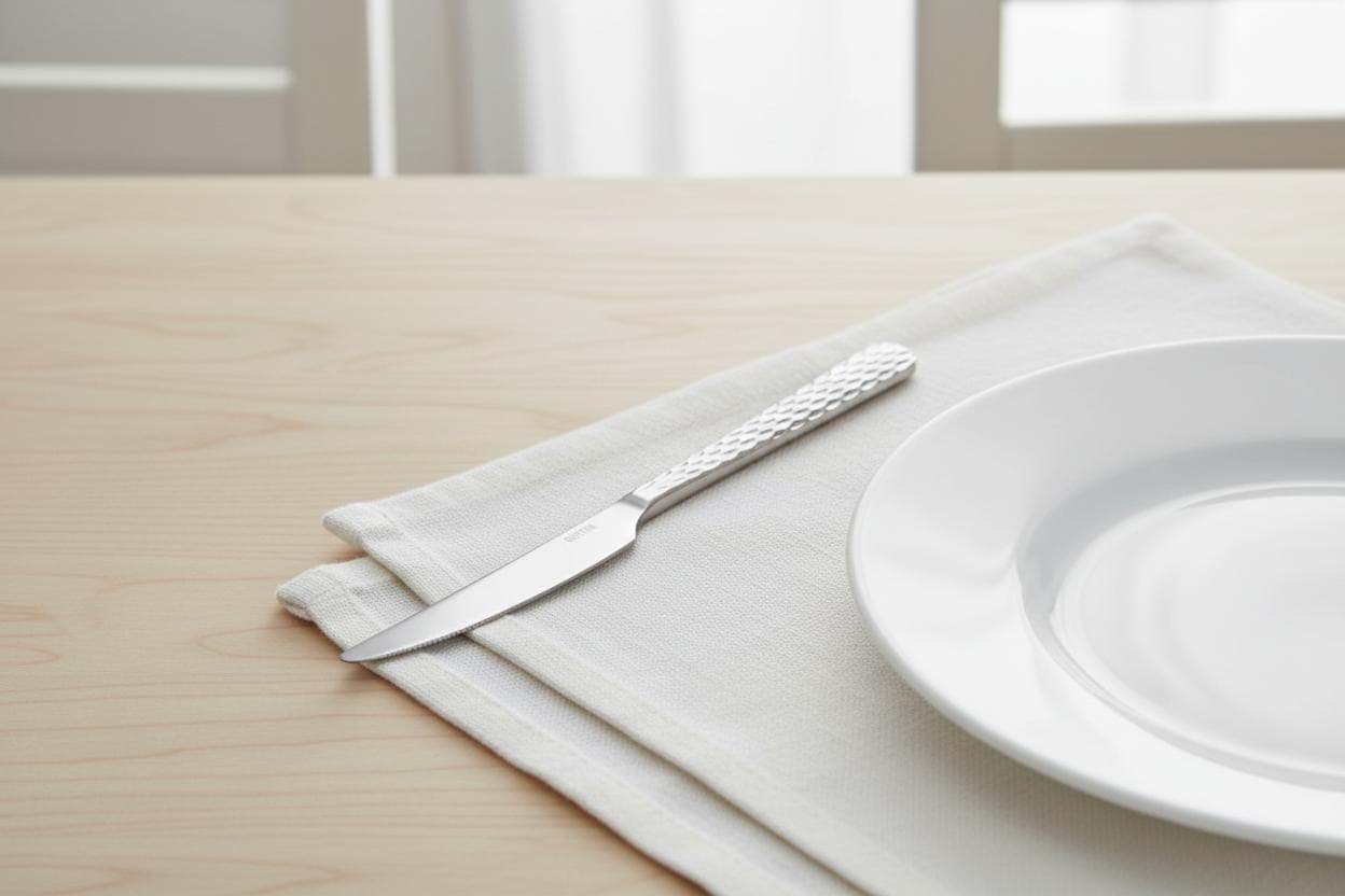 Imagine de Set 2 Cuțite de Masă din Inox Model MOMA – QUTTIN