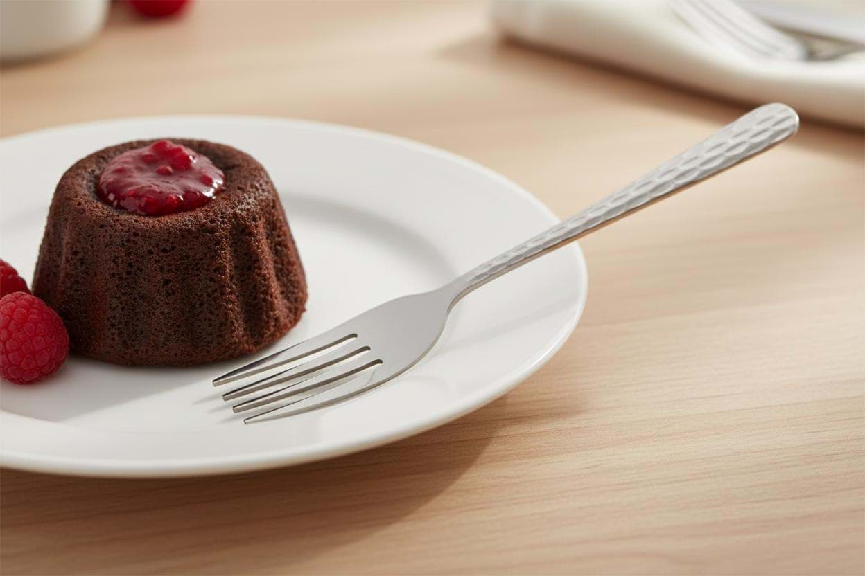 Imagine de Set 6 Furculițe pentru Desert din Inox Model MOMA – QUTTIN