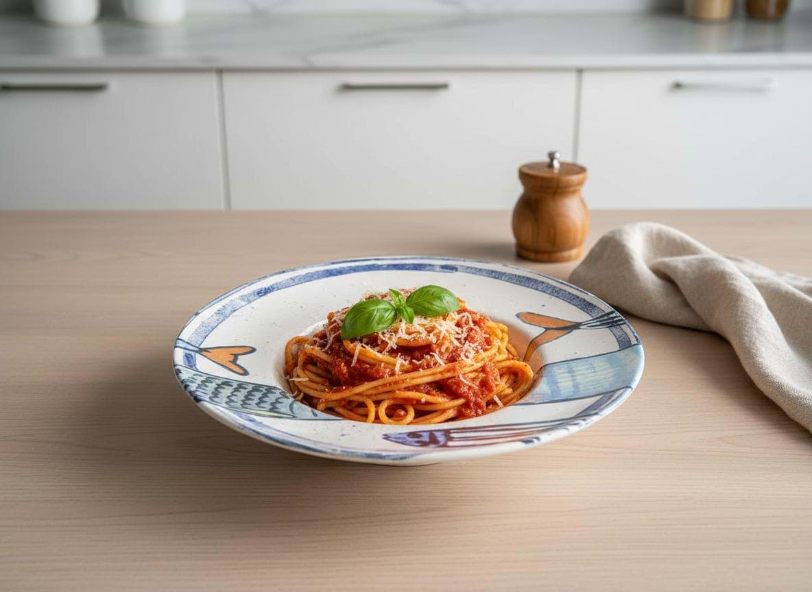 Imagine de Farfurie pentru paste și risotto Ø28 cm, model Peixe 2.0 – La Mediterranea