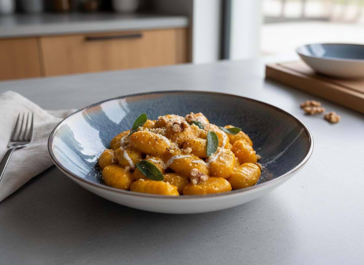 Imagine de Farfurie adâncă Aelia, stil mediteranean pictat în albastru, 21 cm - La mediterranea