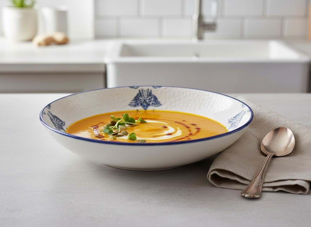 Imagine de Farfurie adâncă 21 cm, model Rosetta - La Mediterranea