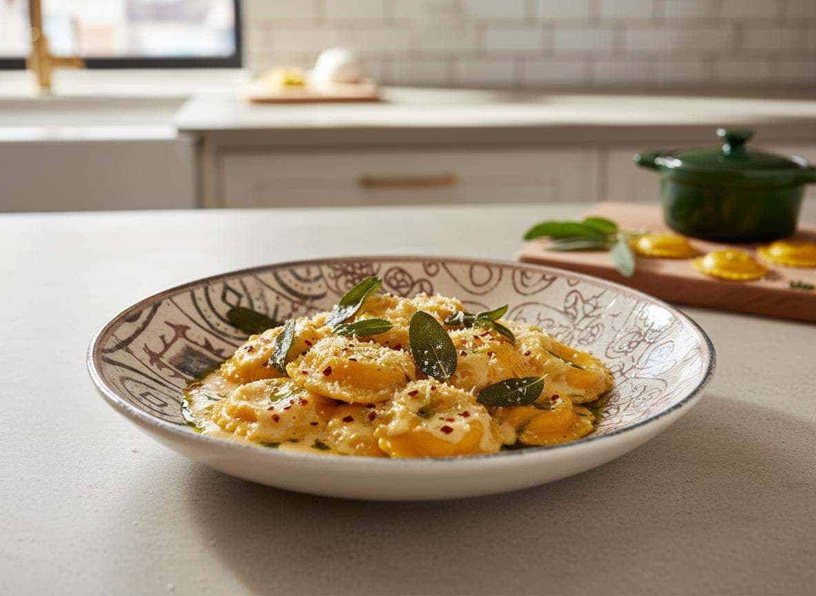 Imagine de Farfurie adâncă din ceramică, model Grecia – 21 cm, design cretan