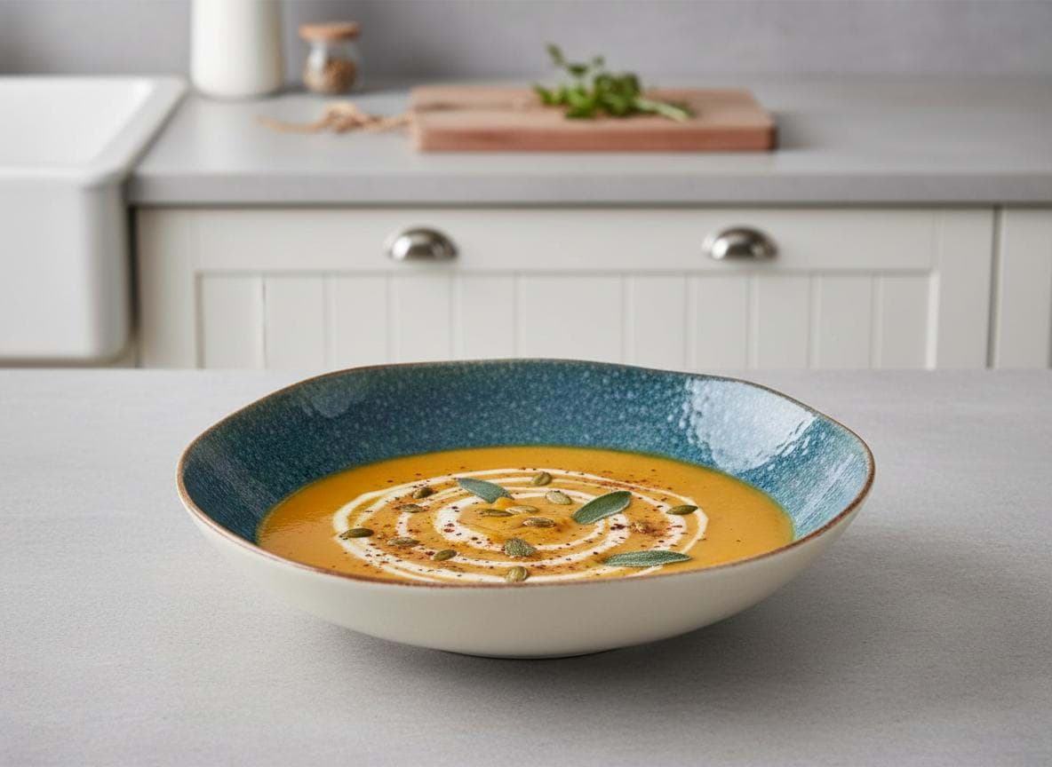 Imagine de Farfurie adâncă Albal Iberica 21 cm, model albastru marin, din ceramică - La mediterranea