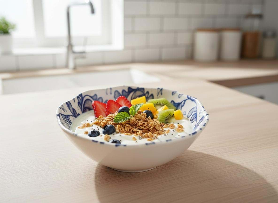 Imagine de Bol LIMOI 16 cm, stil Capri cu lămâi - La Mediterranea