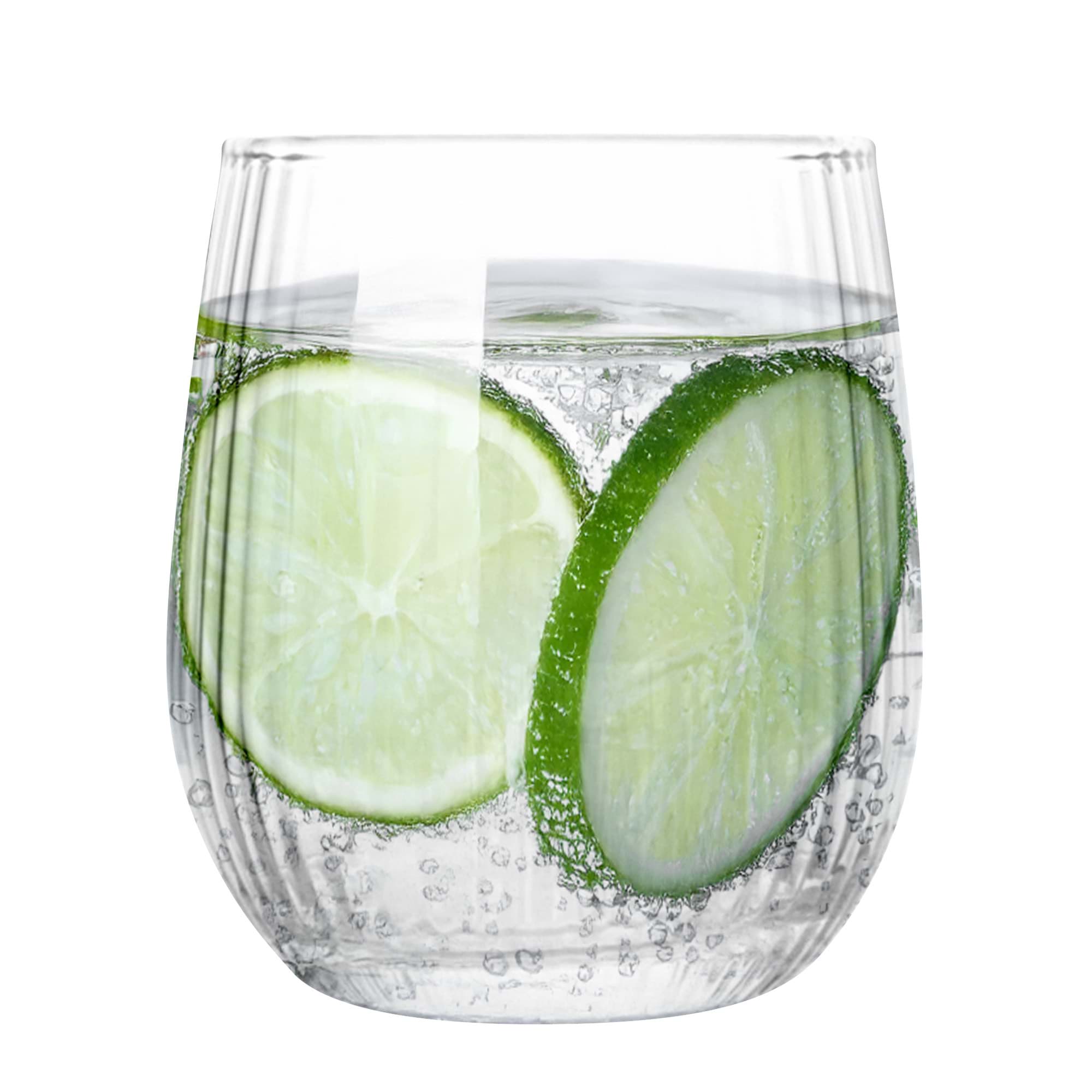 Imagine de Set 6 pahare 360 ml Nalon Fiber – design texturat, modern și rezistent pentru utilizare zilnică