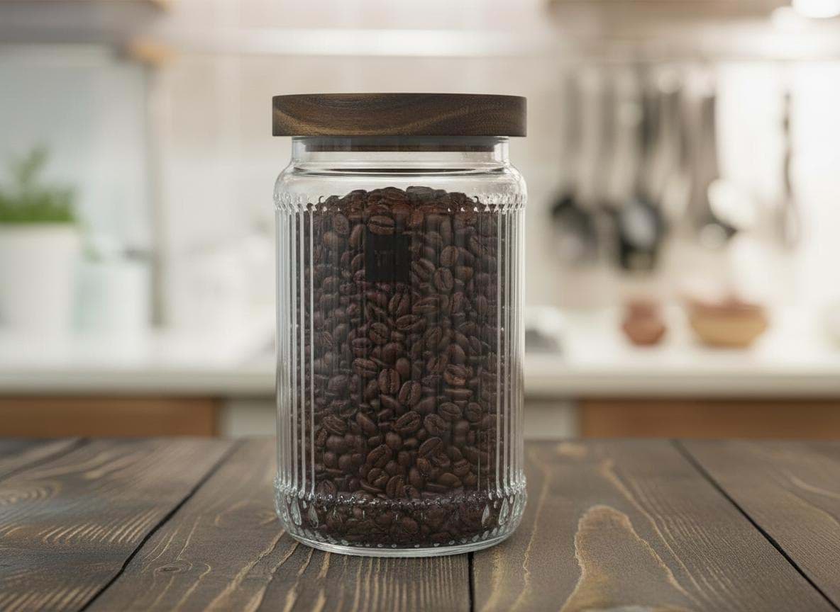 Picture of ANNA 950ml Glass Storage Jar with Airtight Seal 