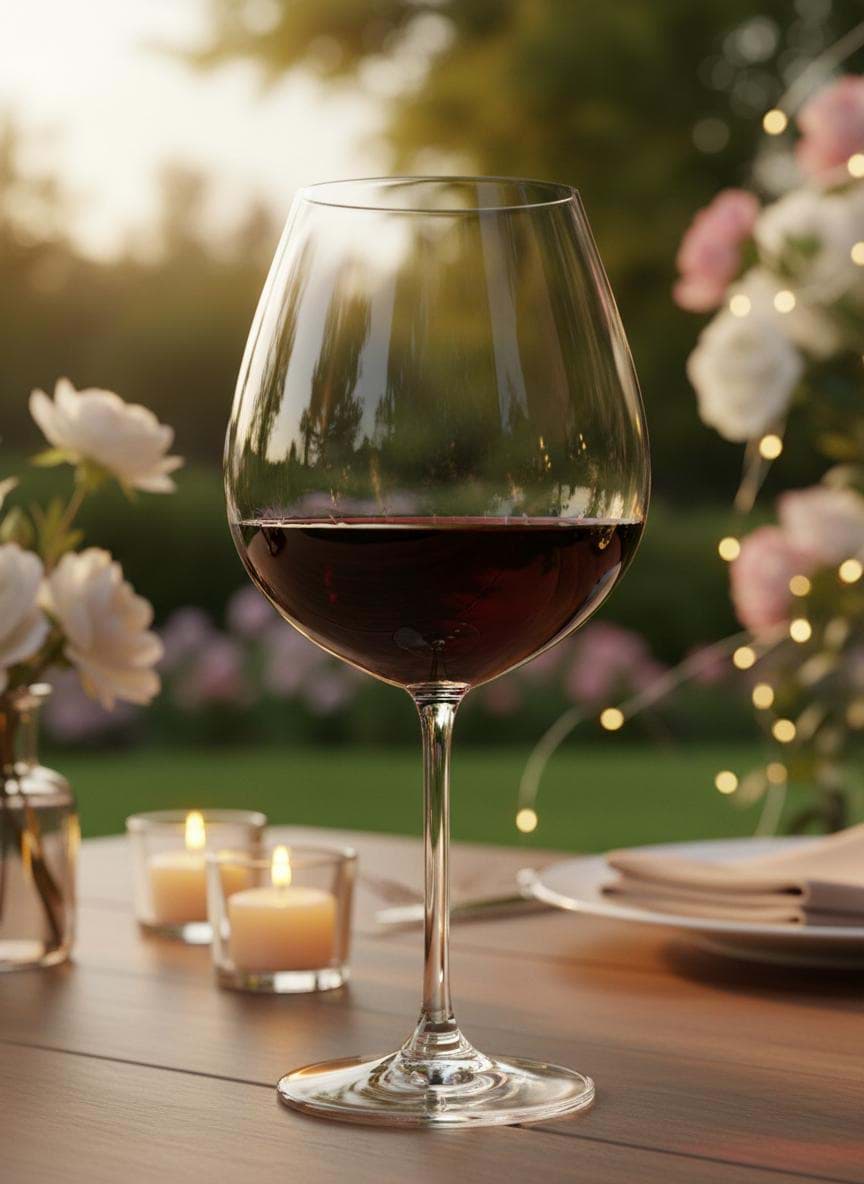 Picture of Set of 6 Bohemia 650 ml Clara Wine Glasses – Elegant crystal glasses for red or white wine 