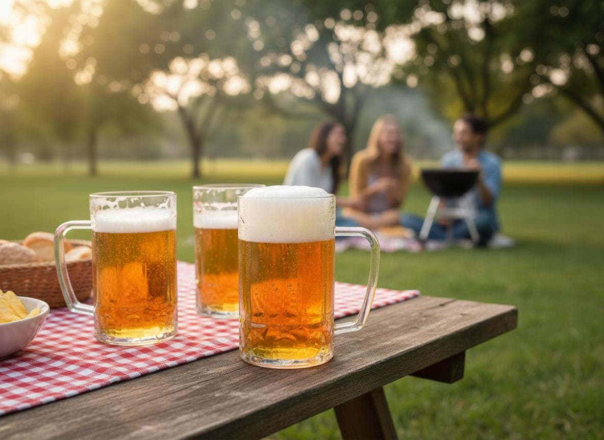 Picture of Plastic Beer Mug 530 ml – La Mediterranea | Ideal for Parties and Picnics 