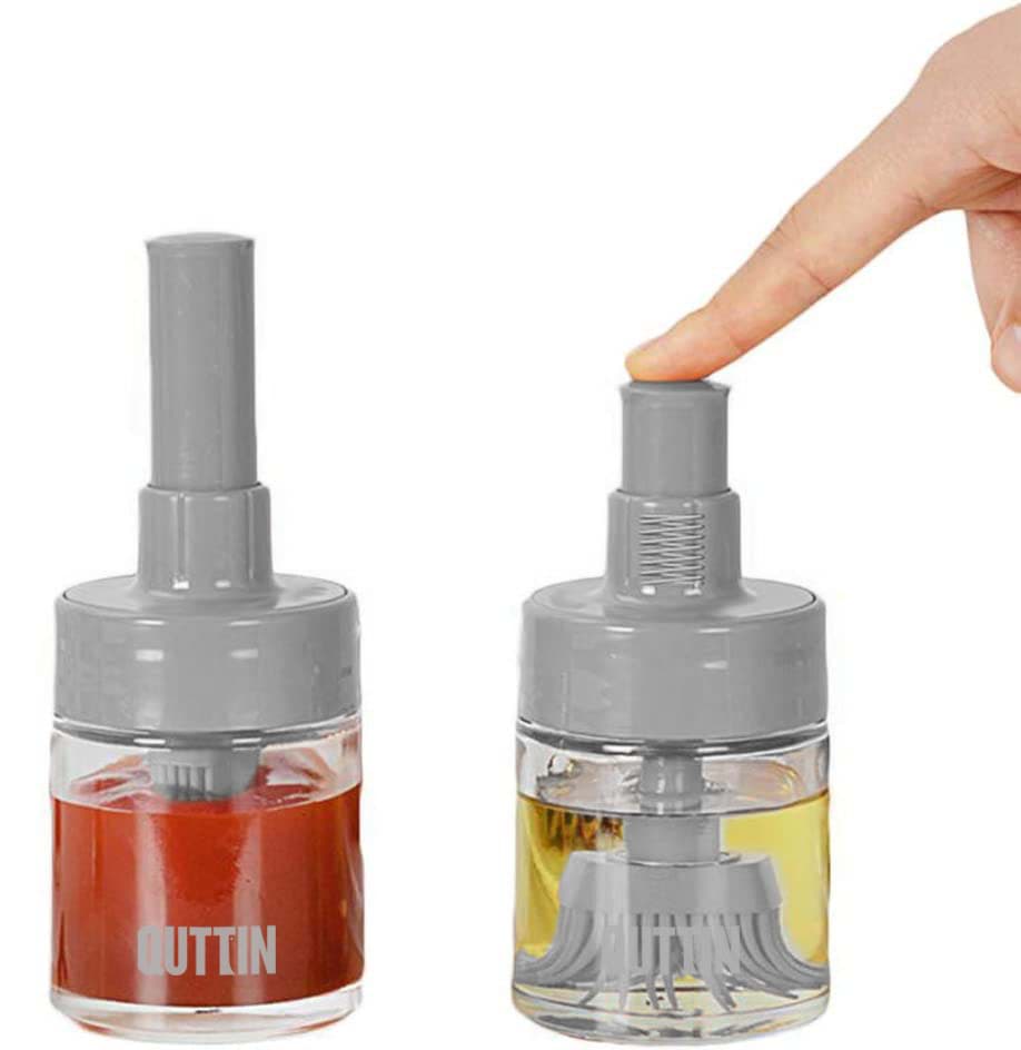 Imagine de Aplicator pentru sos din silicon cu recipient QUTTIN