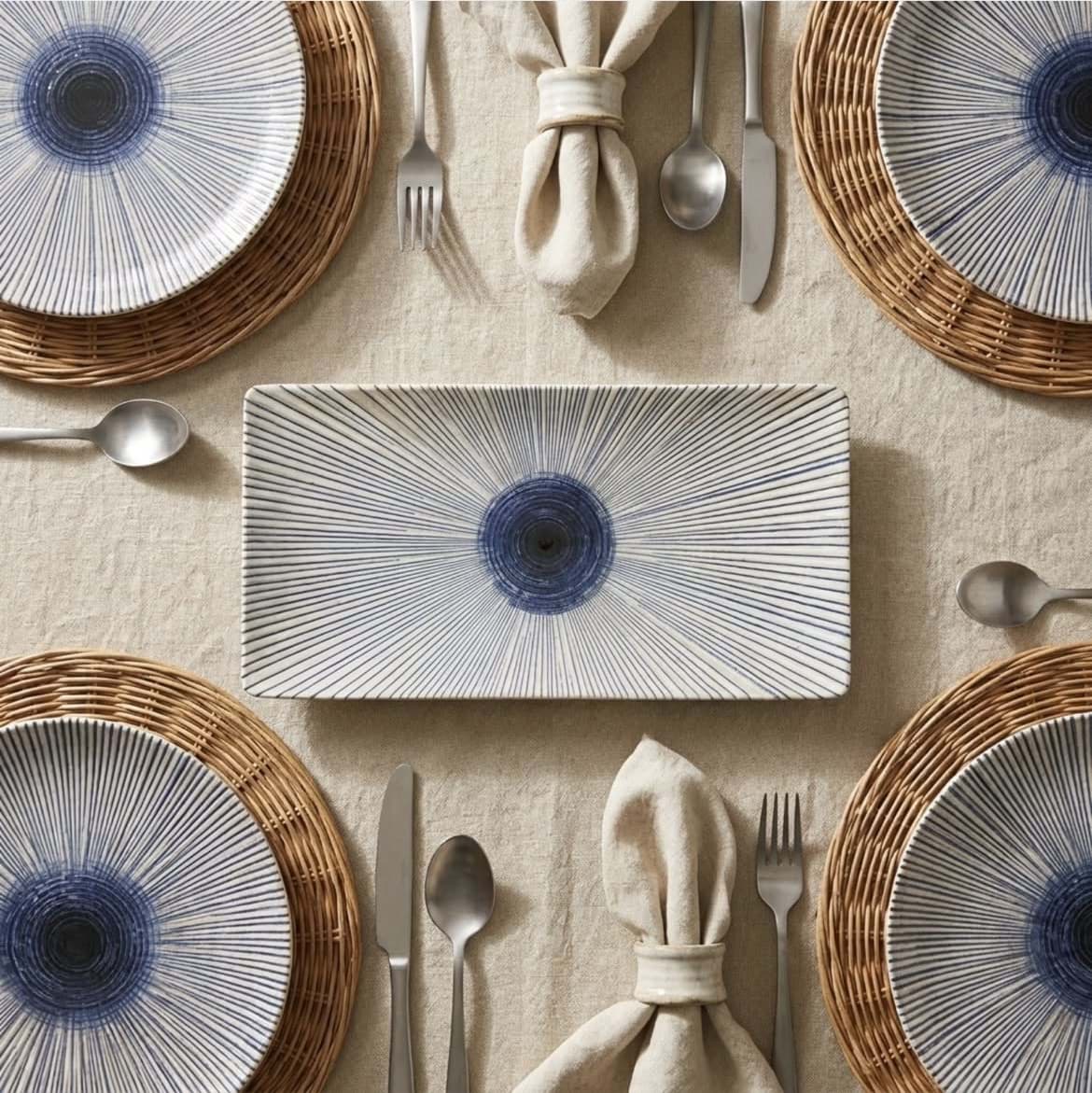 Platou dreptunghiular 25x15 cm model Irys – La Mediterranea