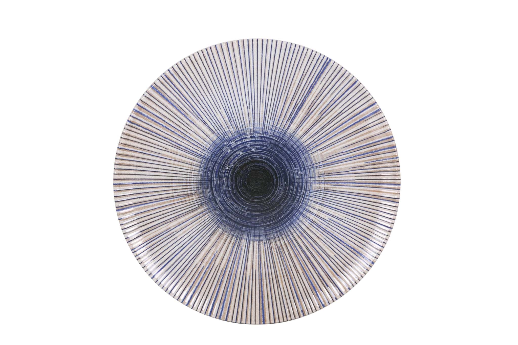 Farfurie întinsă din ceramică, model Irys, 26 cm - La mediterranea