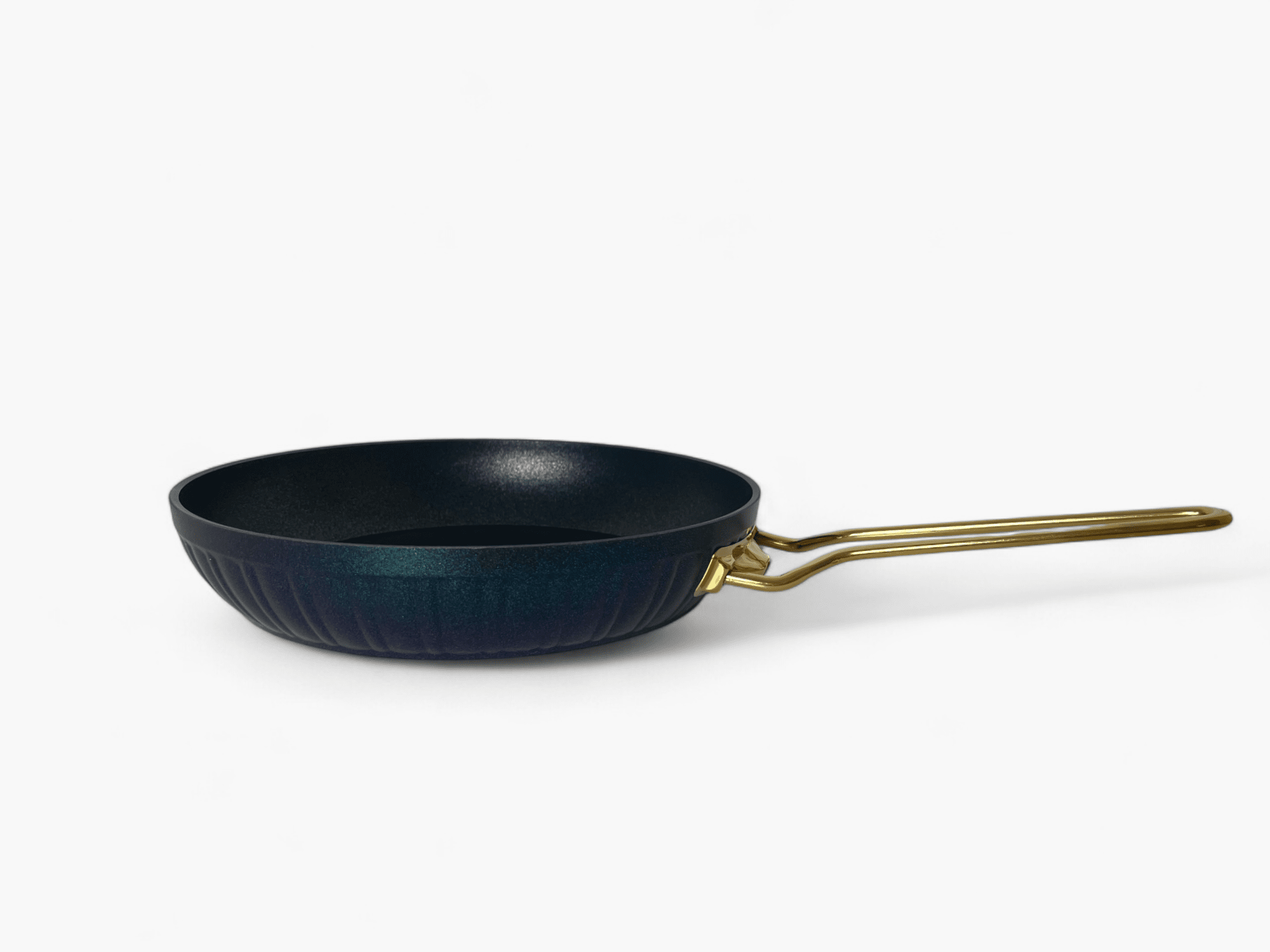 Picture of Elegant Kismet Elite Non-Stick Aluminum Frying Pan, Green and Purple Combination 