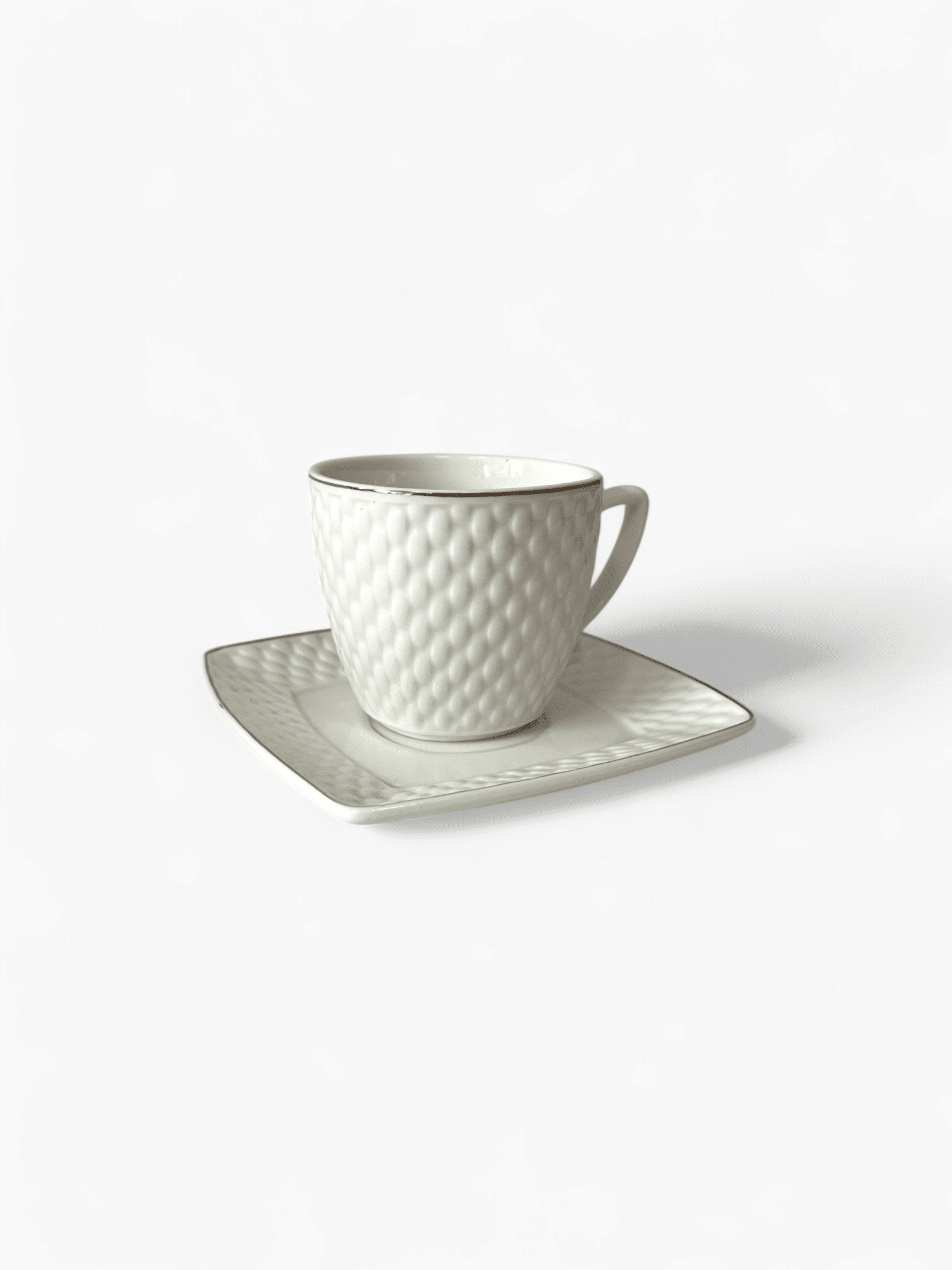 Picture of Set of cups for coffee or cappuccino, 3D design - Malooki Luxury Collection